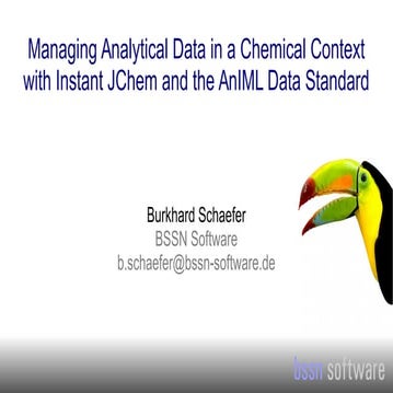  EUGM15 - Burkhard Schaefer (BSSN Software): Managing analytical data in a ch...
