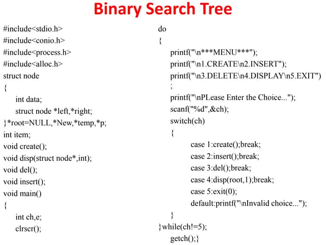 Binary Search Tree