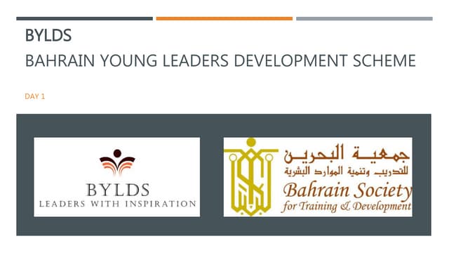 Bstd mosd - BYLDS program presentation for young leaders
