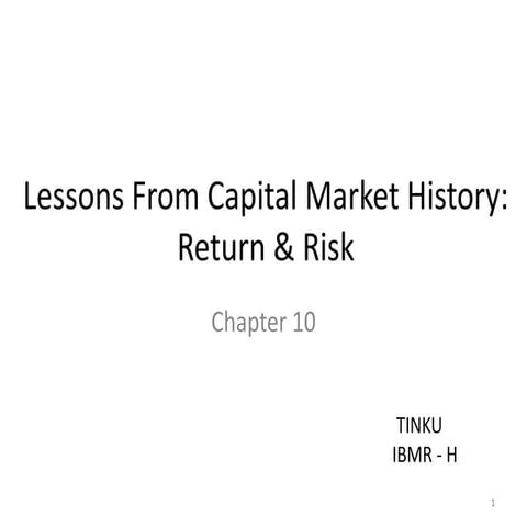 Business Finance Chapter 10