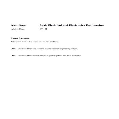 BT-104BEEE_RGPV_BASIC OF ELECTTRICAL AND