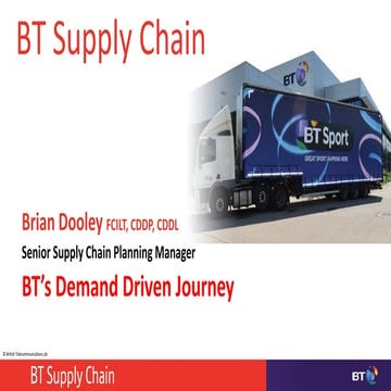 Improving Supply Planning - A Demand Driven Journey