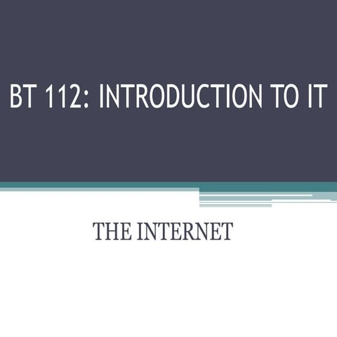 internet | PPT