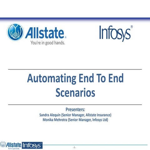 Automating End-to-End Business Scenario Testing