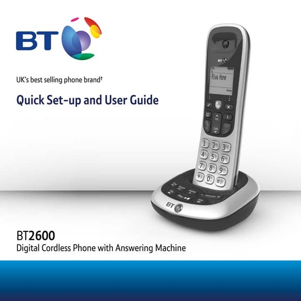 BT 2600 Digital Cordless Phone