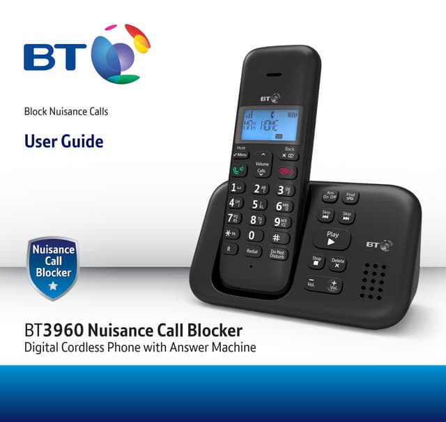 Bt 39 Digital Cordless Telephone