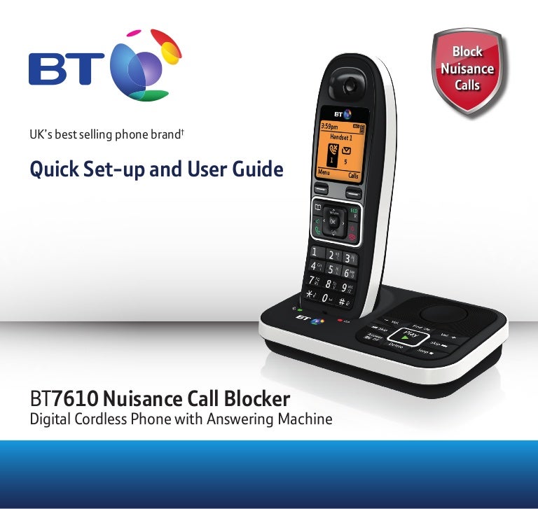 bt call reminder instructions Bt 5510 digital cordless phone.
