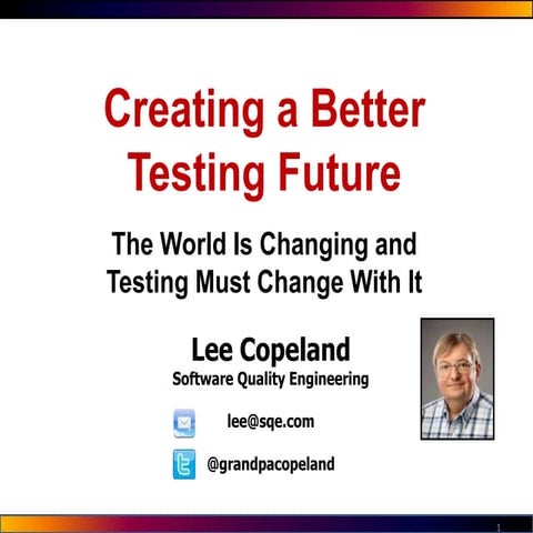 Software Testing’s Future—According to Lee Copeland