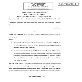 Ciampolillo anza' procedimento 9916...