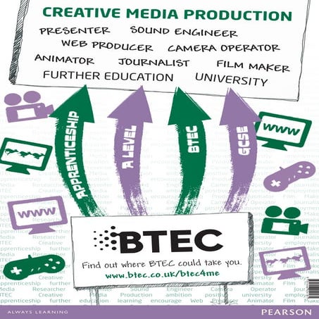 BTC creative media production poster