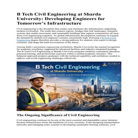 B Tech Civil Engineering at Sharda University.pdf
