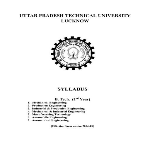 Btech ii yr final_syllabus_mechanical_engg_group_2014
