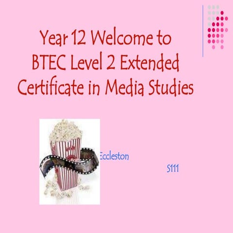 Btec level 2 intro