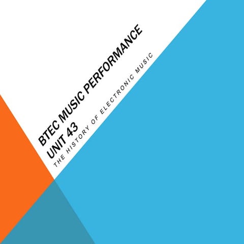 Btec music performance unit 43