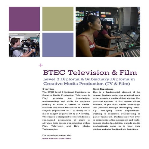 BTEC Options Eve Leaflet