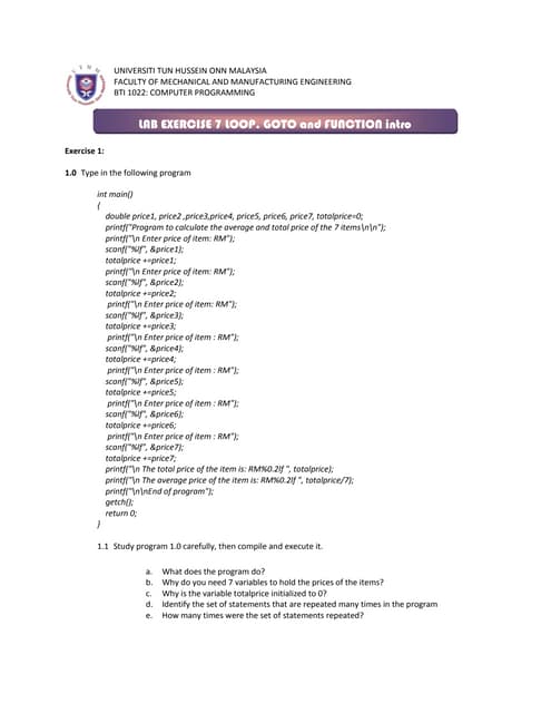 Bti1022 lab sheet 7