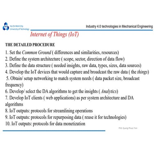 mô tả iot iiot trong sản xuất công nghiệp