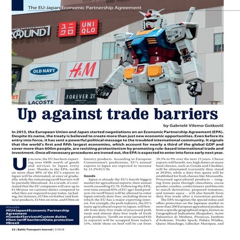 UP AGAINST TRADE BARRIERS