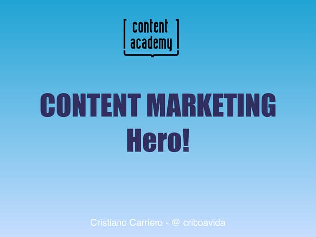Content marketing academy