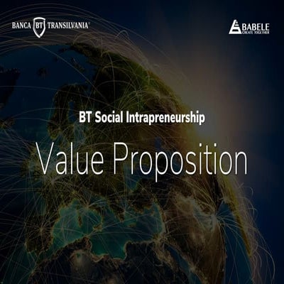 Bt masterclass 2  -  Value proposition development
