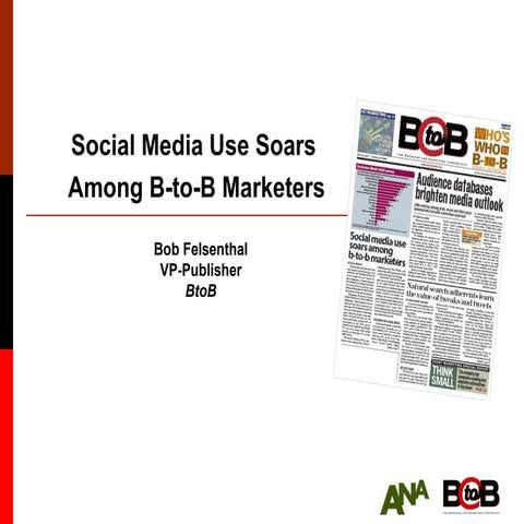 BDI 9/16 NYC Social Communications Case Studies Conference - BtoB Magazine Re...