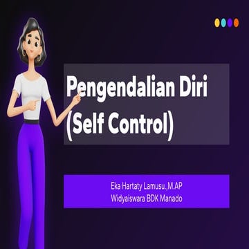 Pengendalian Diri (Self Control) dalam Revolusi Mental