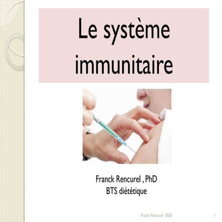 Bts diététique systeme immunitaire