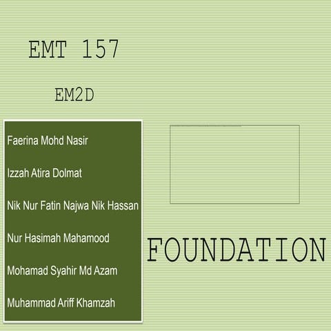 Building Sem 2 (EMT 157)