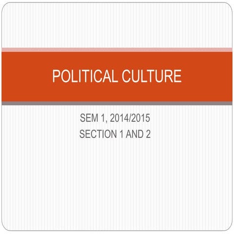 C5 - Political Culture