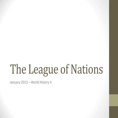 League of Nations