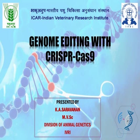 Genome editing with CRISPR/Cas9
