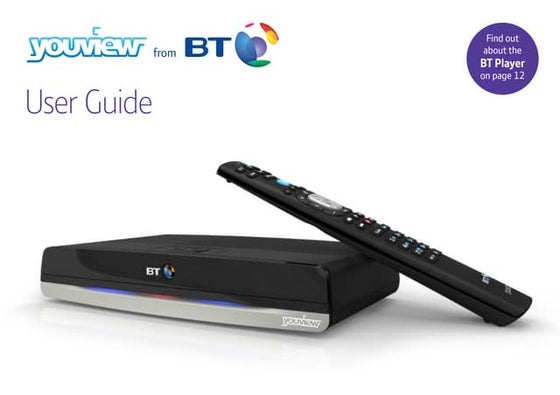 BT Youview Zapper Smart TV Box User Guide | PPT