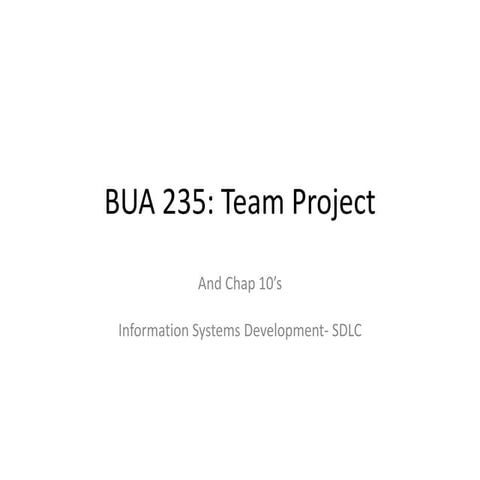 Bua 235 teamwork 