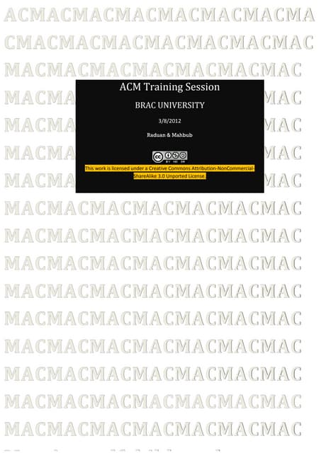 Buacm 2