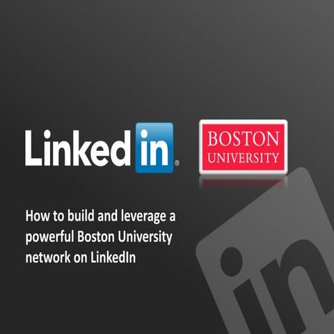 Boston University Alumni Association Webinar
