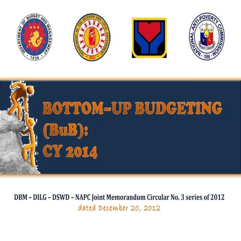 Bottom up Budgeting