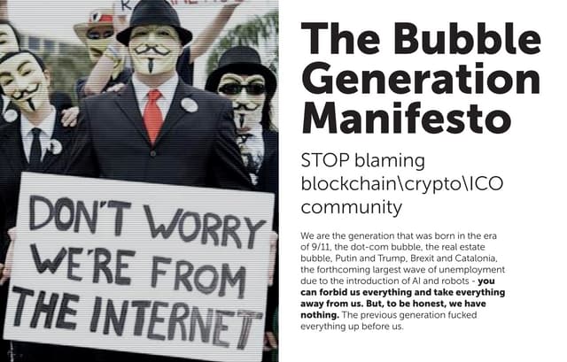 Manifesto of the Crypto\ICO community