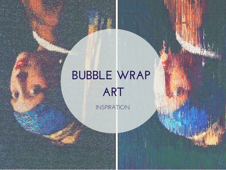 Bubble wrap art