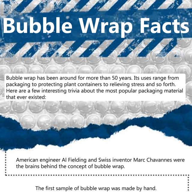 Bubble Wrap Facts PDF