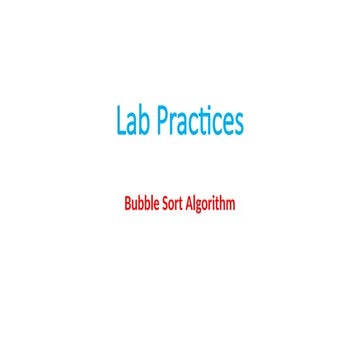 Bubble Sort algorithm in Assembly Language | PDF