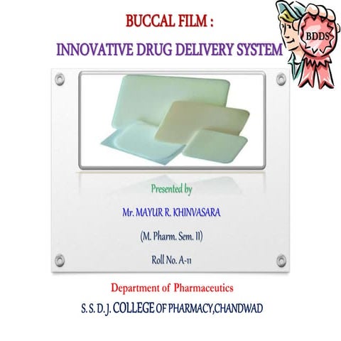 Buccal film