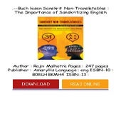 .--Buch lesen Sanskrit Non-Translatables : The Importance of Sanskritizing English