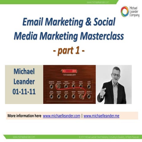Social media and email marketing at Rodirect 11