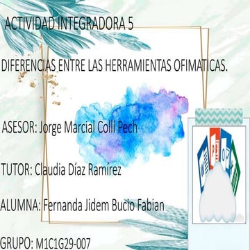 Actividad integradora 5 