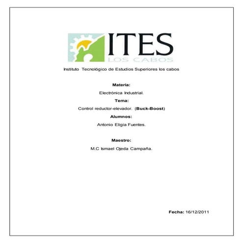 Buck boost Carga pulsos