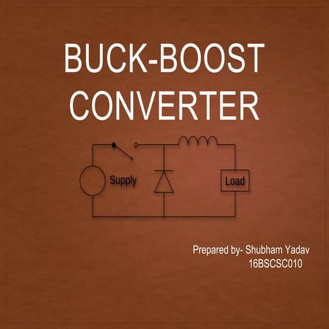 Buck boost converter