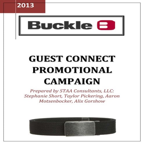 Buckle promotional campaign