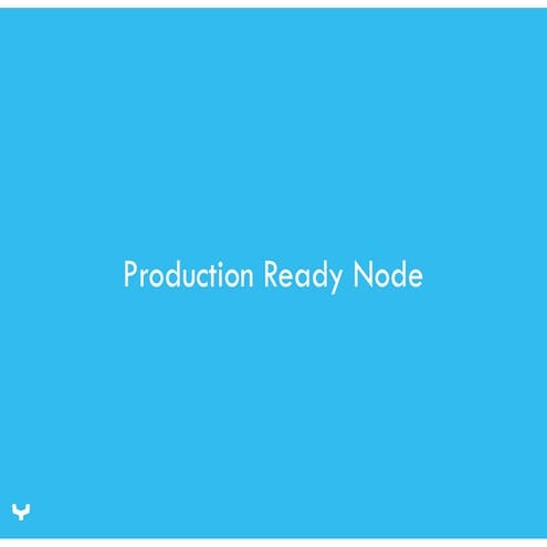 NodeConf OneShot Budapest — Production Ready Node.js by Nuno Job