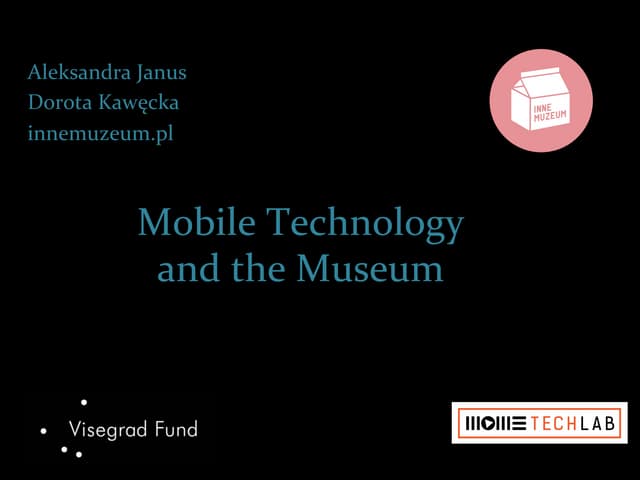 Mobile Technology and the Museum