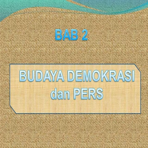 Budaya demokrasi XI